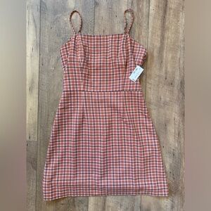 NWT Aeropostale Gingham Print Dress Size Medium